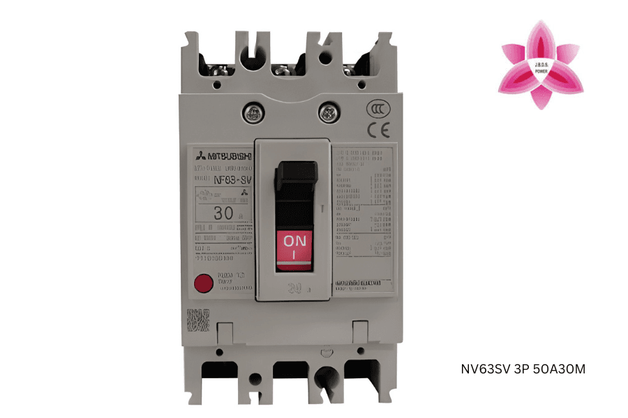 Mitsubishi NV63SV 3P 50A30M Circuit Breaker