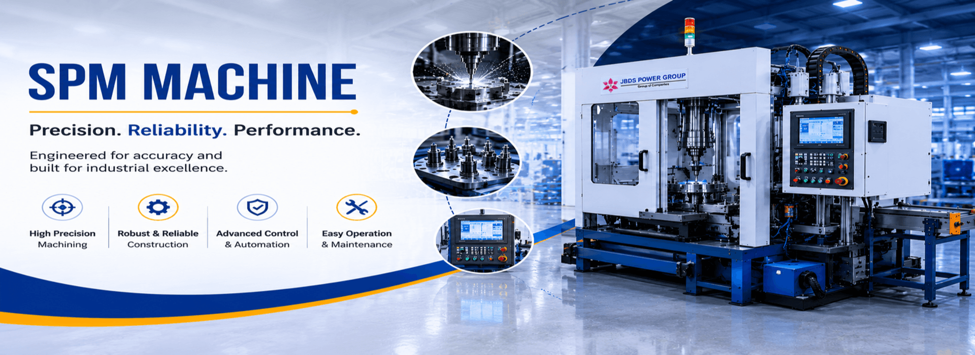Industrial SPM machine for precision automated manufacturing