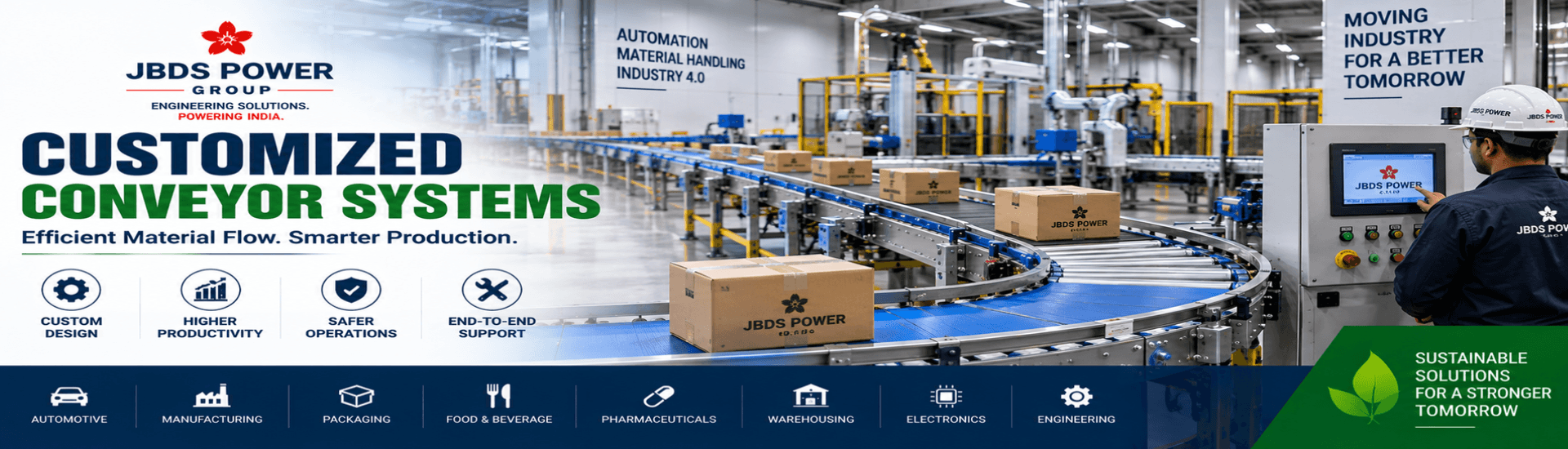 Customized Conveyor Systems: Types, Benefits, Applications & Selection Guide
